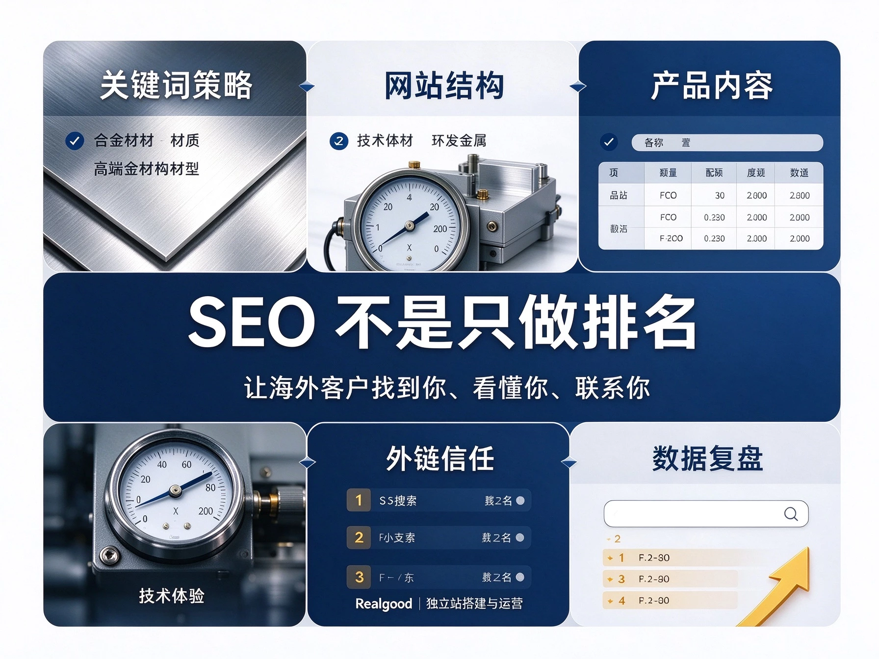 工业产品(合金 / 仪器)怎么做谷歌 SEO 拿到海外客户?