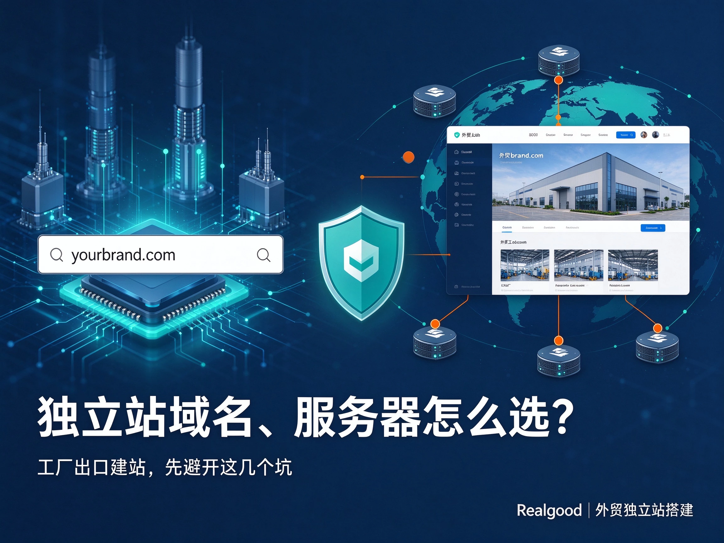 独立站域名、服务器怎么选?避坑